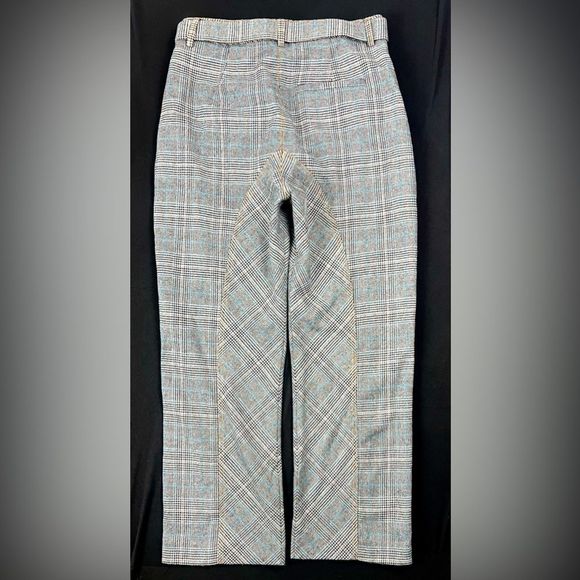 Self-Portrait Lexi Plaid High Rise Pants - Picture 6 of 12